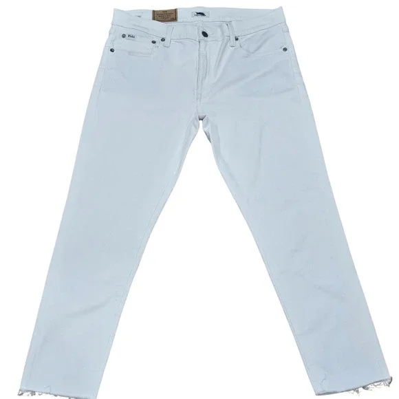 Polo Ralph Lauren Women's White Thompkins Skinny High Rise Stretch Jeans Size 28 - Picture 1 of 4